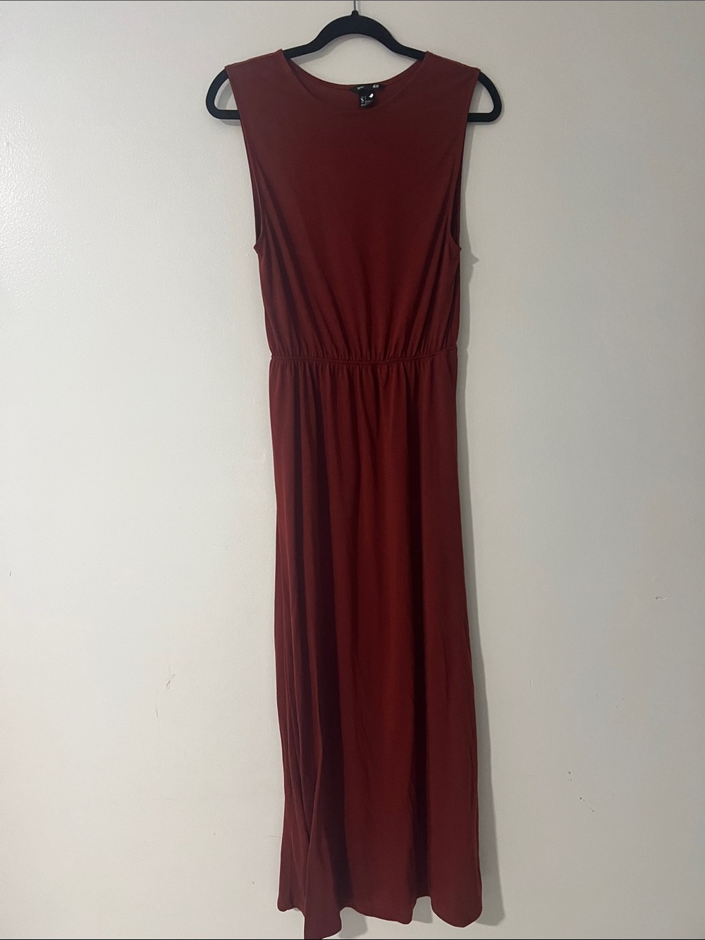 H&M Sleeveless Rust Maxi Dress